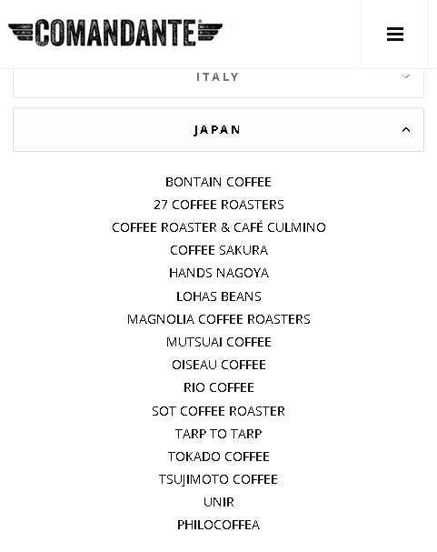 コマンダンテコーヒーグラインダー C60 バラクーダ