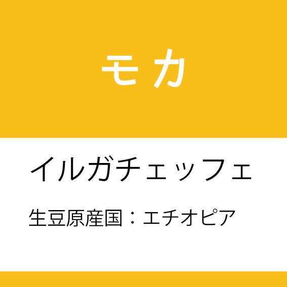 モカコーヒー豆 イルガチェッフェ 200g