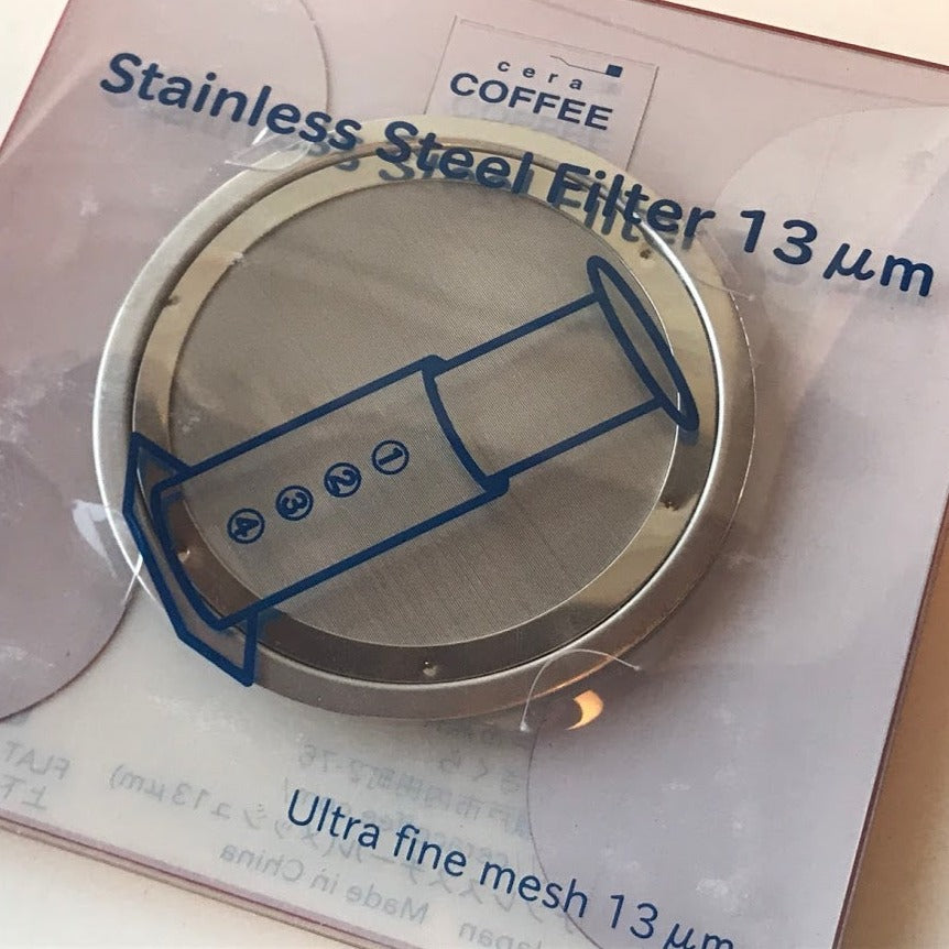 Stainless Steel Filter 13 micron for AeroPress(エアロプレス)