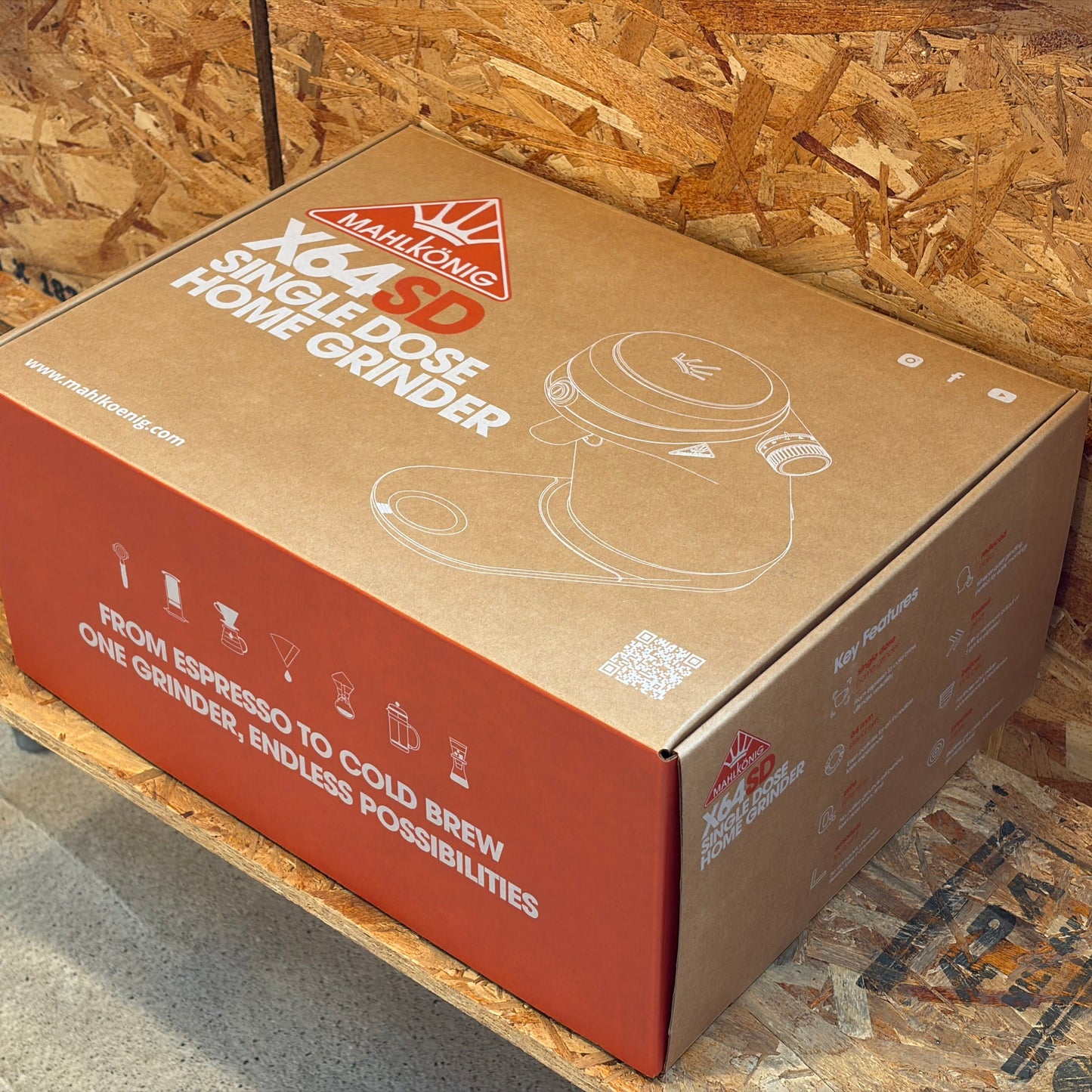 家庭用コーヒーグラインダー　Mahlkonig X64 SD